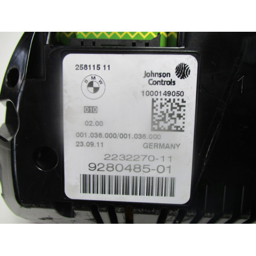 Bmw F10 F11  5 Serisi Kilometre Saati Gösterge Paneli 9280485-01 2232270-11 258115 11