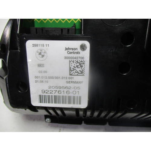 Bmw F10 F11  5 Serisi Kilometre Saati Gösterge Paneli 9227616-01 2059562-05 258115 11