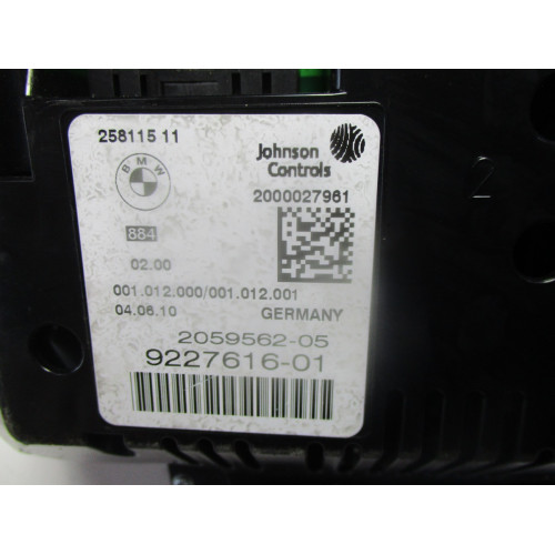 Bmw F10 F11  5 Serisi Kilometre Saati Gösterge Paneli 9227616-01 2059562-05 258115 11