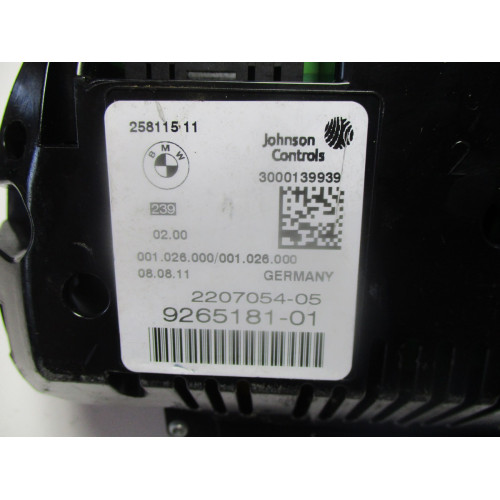 Bmw F10 F11  5 Serisi Kilometre Saati Gösterge Paneli 9265181-01 2207054-05 258115 11