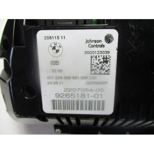 Bmw F10 F11  5 Serisi Kilometre Saati Gösterge Paneli 9265181-01 2207054-05 258115 11