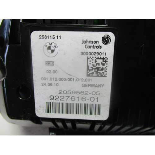 Bmw F10 F11  5 Serisi Kilometre Saati Gösterge Paneli 9227616-01 2059562-05 258115 11