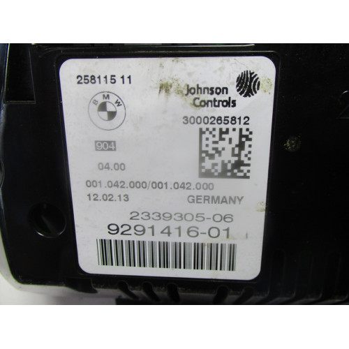 Bmw F10 F11  5 Serisi Kilometre Saati Gösterge Paneli 9291416-01 2339305-06 258115 11