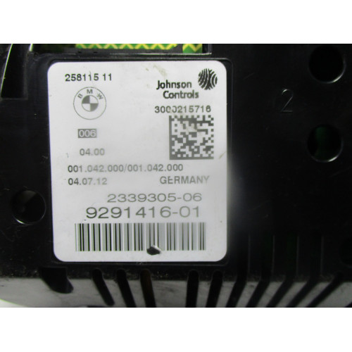 Bmw F10 F11  5 Serisi Kilometre Saati Gösterge Paneli 9291416-01 2339305-06 258115 11