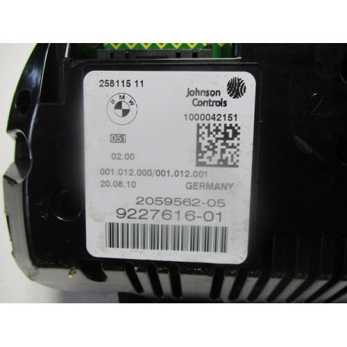 Bmw F10 F11  5 Serisi Kilometre Saati Gösterge Paneli 9227616-01 2059562-05 258115 11
