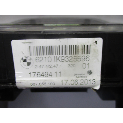 Bmw F30 F31 F32 3 4 Serisi  Kilometre Saati Gösterge Paneli 6210IK9325596 176494 11