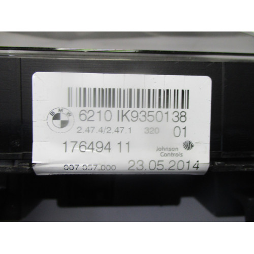 Bmw F30 F31 3 Serisi  Kilometre Saati Gösterge Paneli 6210IK9350138 176494 11