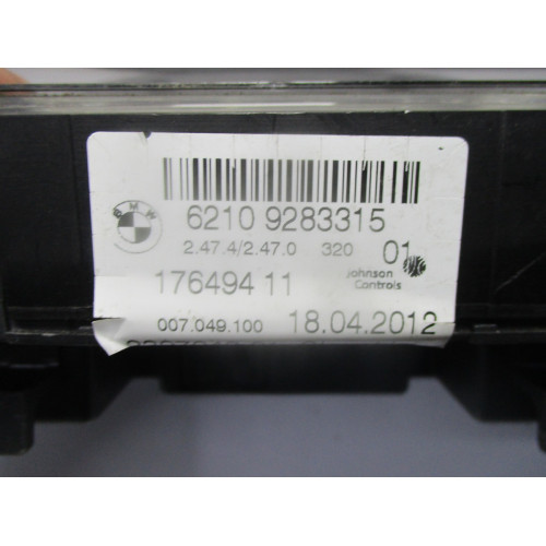 Bmw F30 F31 F35 F80  3 Serisi  Kilometre Saati Gösterge Paneli 62109283315 176494 11