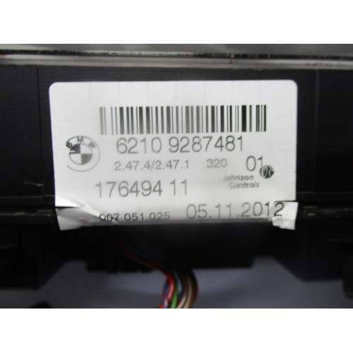 Bmw F30 F31 3 Serisi  Kilometre Saati Gösterge Paneli 62109287481 176494 11