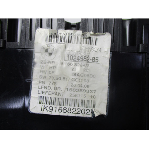 Bmw  E81 E82 E87 E88 1 Serisi Kilometre Saati Gösterge Paneli 9166822-02 1024982-85