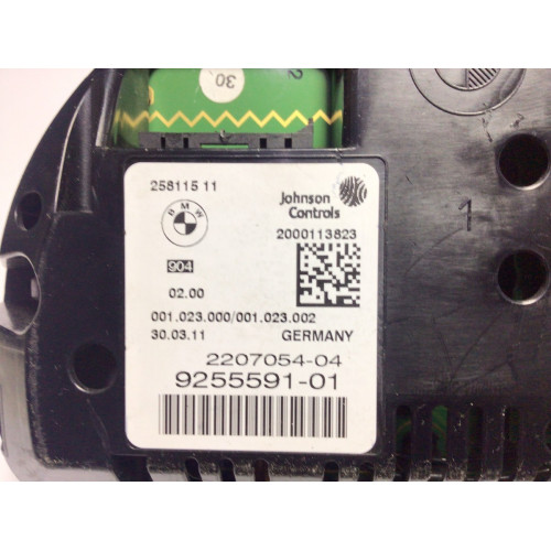 Bmw F10 F11  5 Serisi Kilometre Saati Gösterge Paneli 9255591-01 2207054-04 258115 11