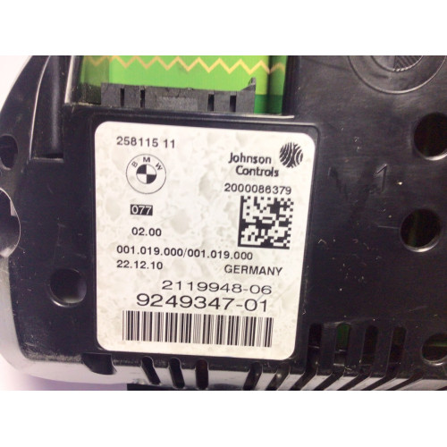 Bmw F10 F11  5 Serisi Kilometre Saati Gösterge Paneli 9249347-01 2119948-06 258115 11