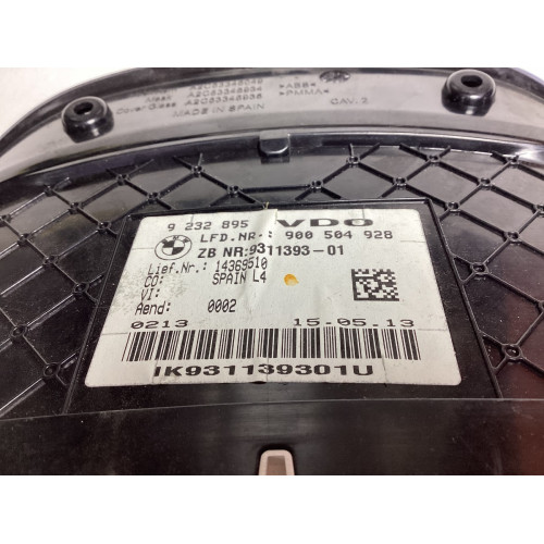 BMW F30 Dizel Gösterge Paneli Kilometre Saati 9232895 9311393-01 