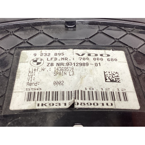 BMW F30 Dizel Gösterge Paneli Kilometre Saati 9232895 9312989-01 