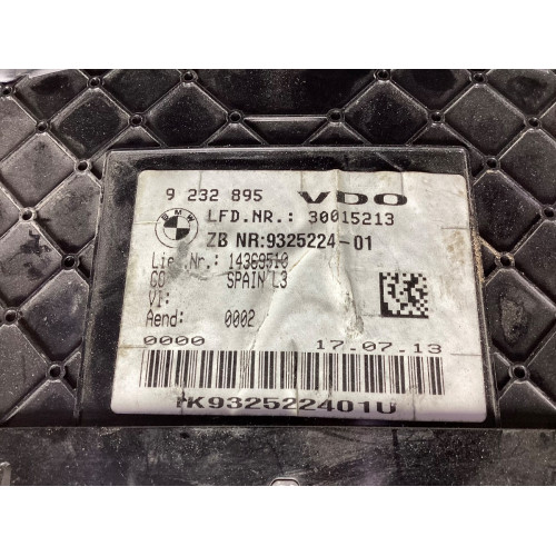 BMW F30 Dizel Gösterge Paneli Kilometre Saati 9232895 9325224-01 