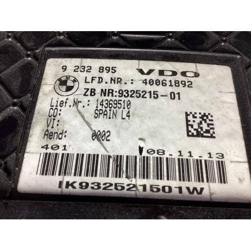 BMW F30 Dizel Gösterge Paneli Kilometre Saati 9232895 9325215-01