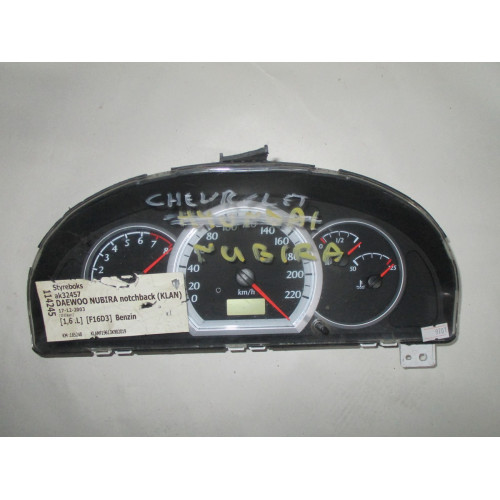 Chevrolet Lacetti Daewoo Nubira Benzinli Kilometre Saati Gösterge Paneli 96499003