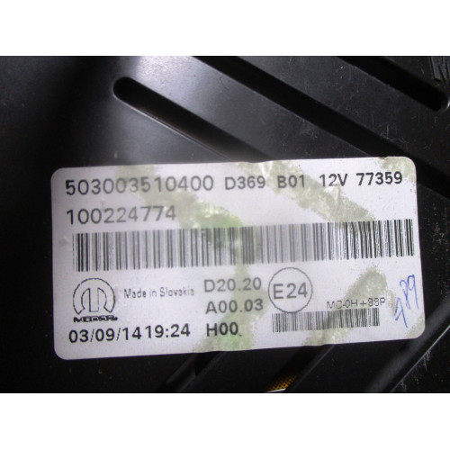 Jeep Renegade Dizel Kilometre Saati Gösterge Paneli 100224774 503003510400