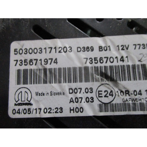Jeep Renegade Dizel Kilometre Saati Gösterge Paneli 735671974