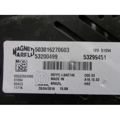 Jeep Renegade Dizel Kilometre Saati Gösterge Paneli 53200499