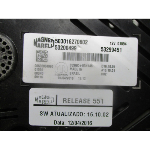 Jeep Renegade Dizel Kilometre Saati Gösterge Paneli 53200499