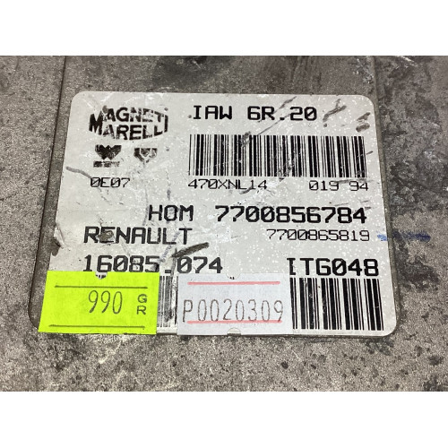 Renault Twingo 1.2 Motor Beyni IAW6R.20 16085.074 HOM7700856784 7700865819