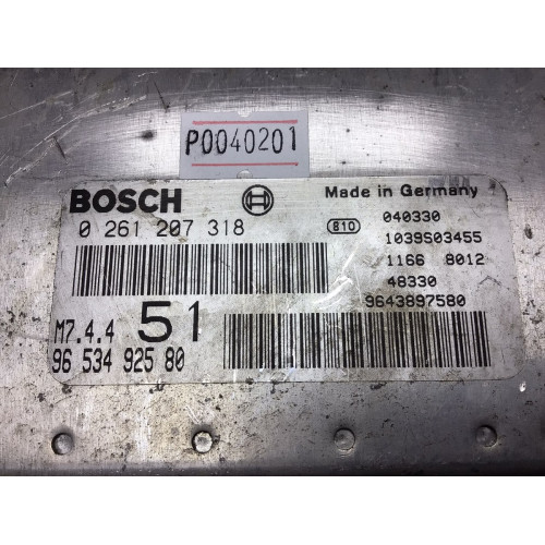Citroen Xsara Picasso 1.6 Motor Beyni 0261207318 9653492580
