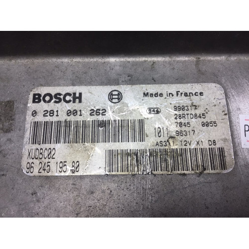 Peugeot 406 1.9 TD Motor Beyni 0281001262 XUBBC02 9624519580