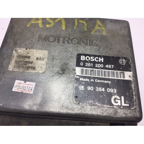 Opel Astra 2.0 16V Motor Beyni 0261200487 90354093