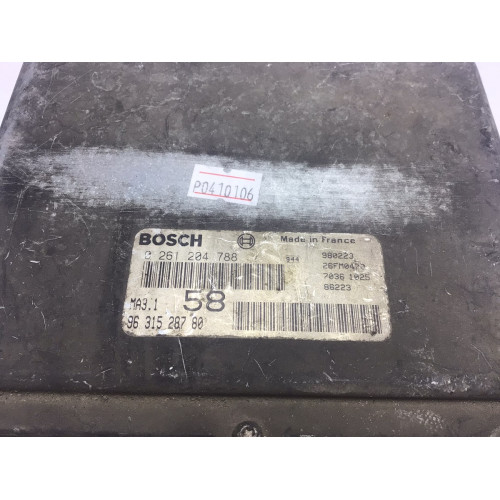 Citroen Saxo Peugeot 106 1.1 Motor Beyni MA3.1 0261204788 9631528780