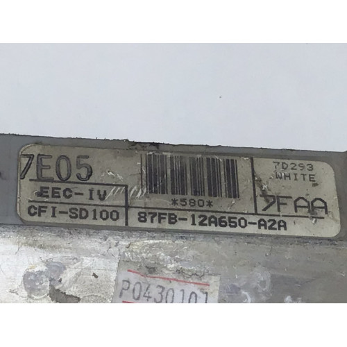 Ford Escort Fiesta Motor Beyni 87FB-12A650-A2A