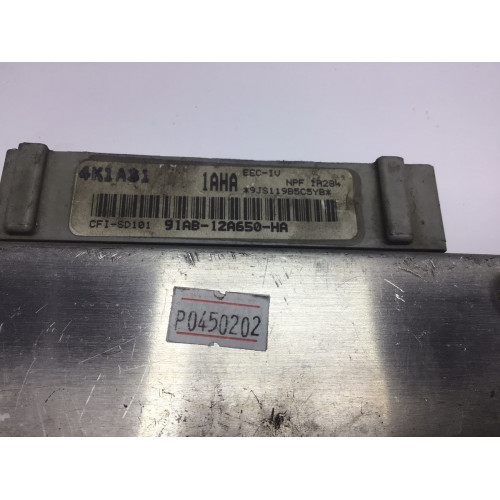 Ford Escort Fiesta Motor Beyni 91AB-12A650-HA CFI-SD101 1AHA