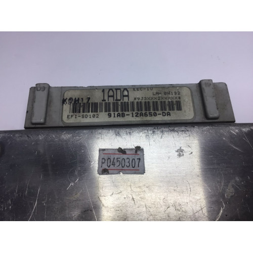Ford Escort Fiesta Motor Beyni 91AB-12A650-DA EFI-SD102 1ADA