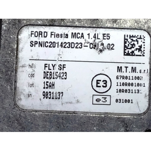 Ford Fiesta 1.4 Motor Beyni DE815423