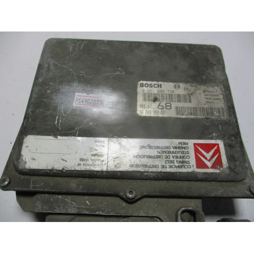 Citroen Saxo Peugeot 106 1.1 Motor Beyni MA3.1 0261203736 9620398980