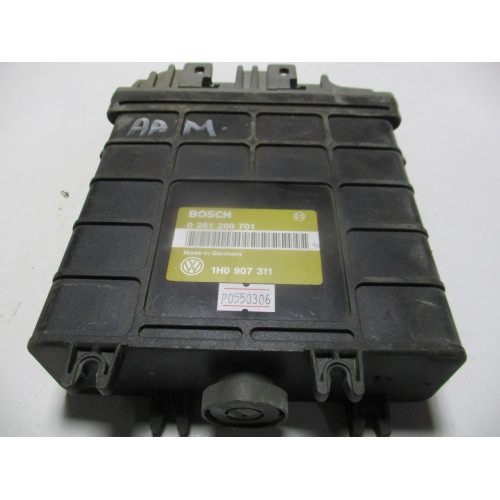 Volkswagen Golf 3 1.8 Motor Beyni 0261200701 1H0907311