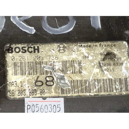Citroen Saxo Peugeot 106 1.1 Motor Beyni 0261203736 9620398980