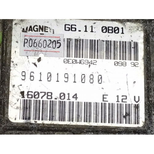 Peugeot 106 1.1 Motor Beyni G6.110B01 9610191080 16078.014