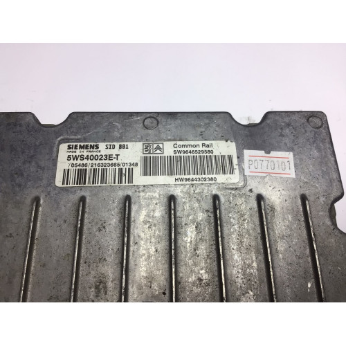 Citroen C5 Motor Beyni SID881 5WS40023E-T SW9646529580