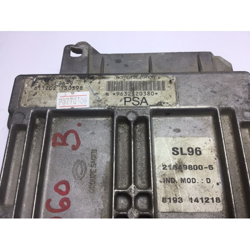 Peugeot 306 1.4 Motor Beyni 9632520380 21649800-5