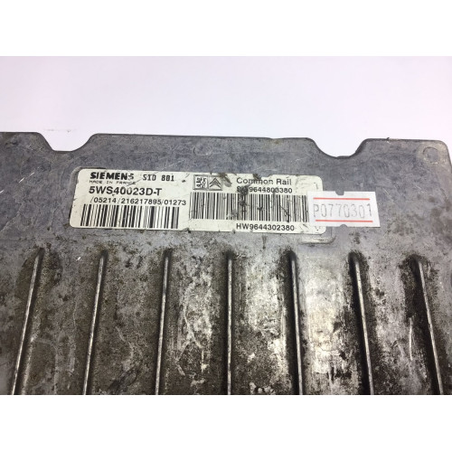 Citroen Motor Beyni SID881 5WS40023D-T SW9644803380