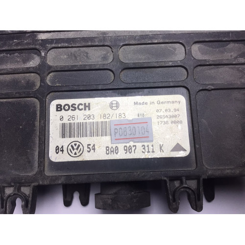 Volkswagen Golf Motor Beyni 0261203182 8A0907311K