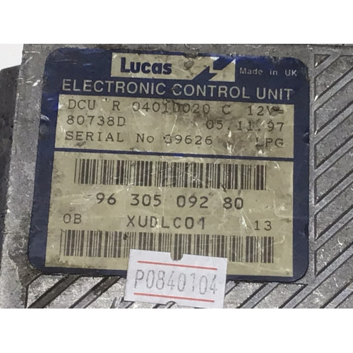 Citroen Motor Beyni 9630509280 XUDLC01