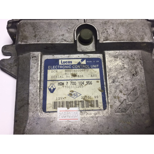 Renault Kango Motor Beyni 7700104956