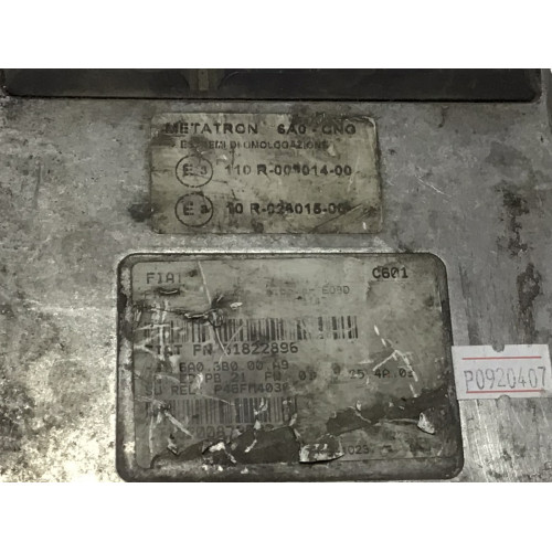 Fiat Panda 1.2 Motor Beyni 51822896 6A0.3B0.00.A9 110R-006014-00 10R-026015-00