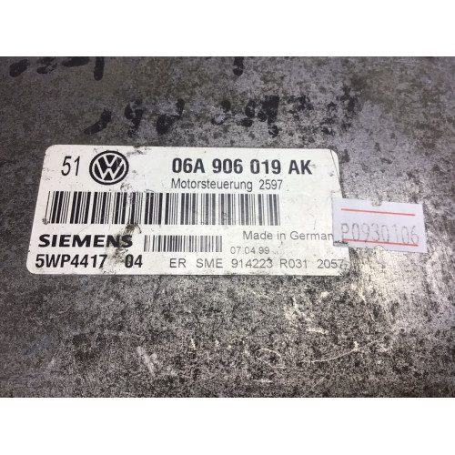 Volkswagen Golf 1.6 Motor Beyni 06A906019AK 5WP437103