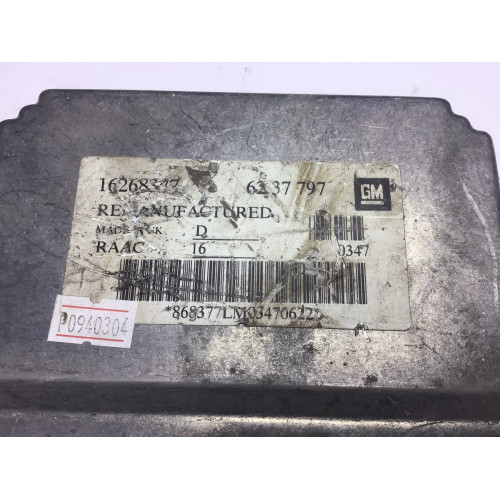 Opel Astra G 1.6 Motor Beyni 16268377 6237797