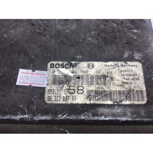 Citroen Saxo Peugeot 106 1.1 Motor Beyni MA3.1 0261204788 9631528780