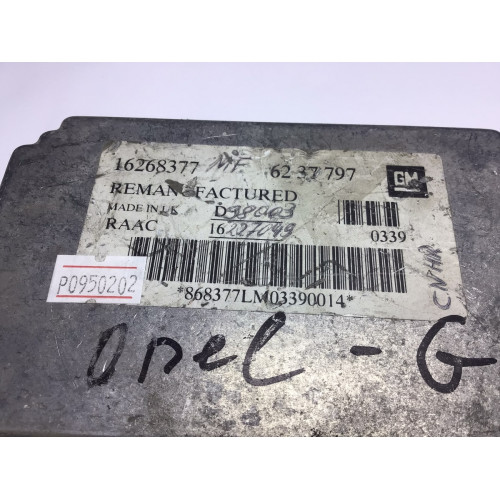 Opel Astra G 1.6 Motor Beyni 16268377 6237797