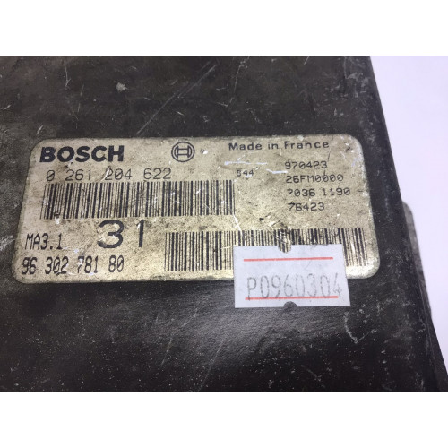 Citroen Saxo Peugeot 106 1.1 Motor Beyni MA3.1 0261204622 9630278180